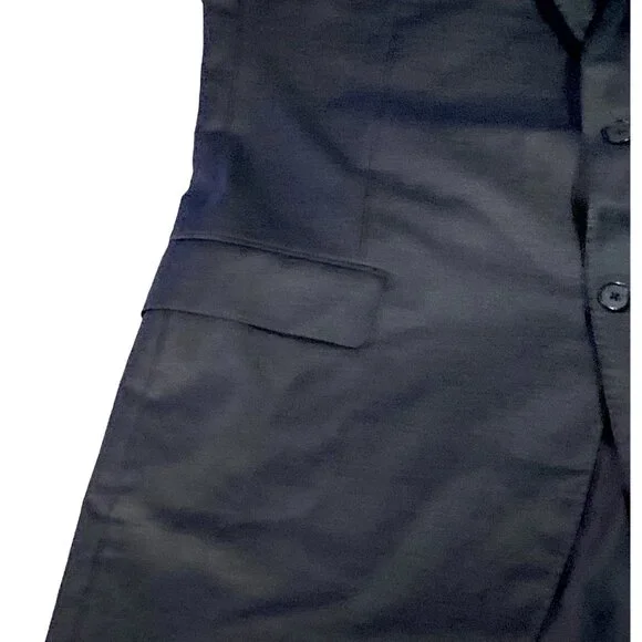 Hickey Freeman Jacket Mens 44L GraphiteLoro Piana Tasmanian 150s Wool Coat
